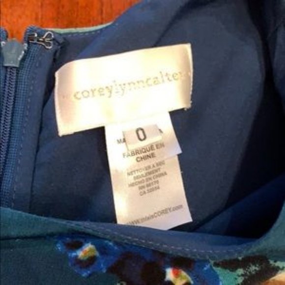 Corey Lynn Calter Blue Size 0 Dress - Picture 4 of 5